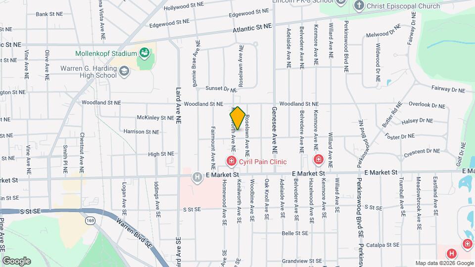 320 Kenilworth Ave NE, Unit First Floor Mapa y Detalles de la Ubicación