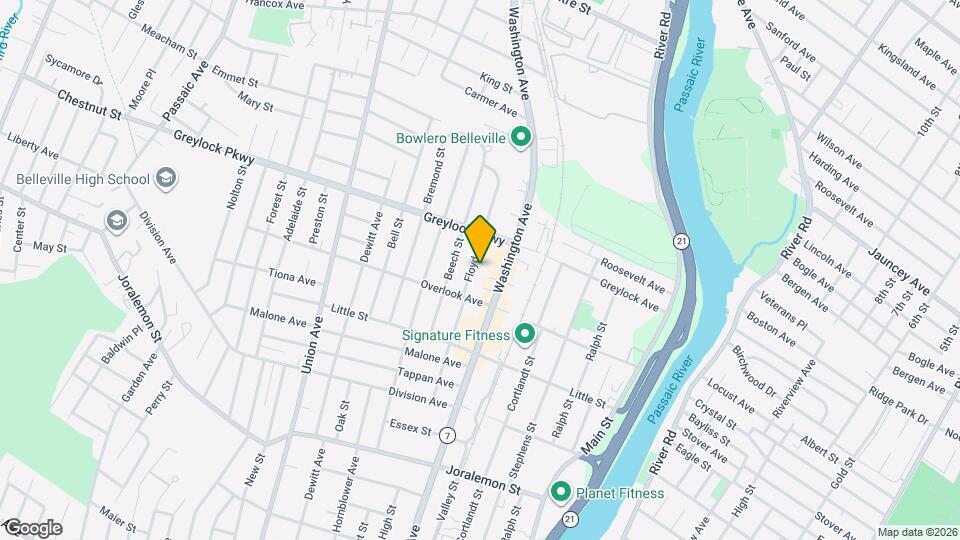 128 Floyd St Map and Location Details