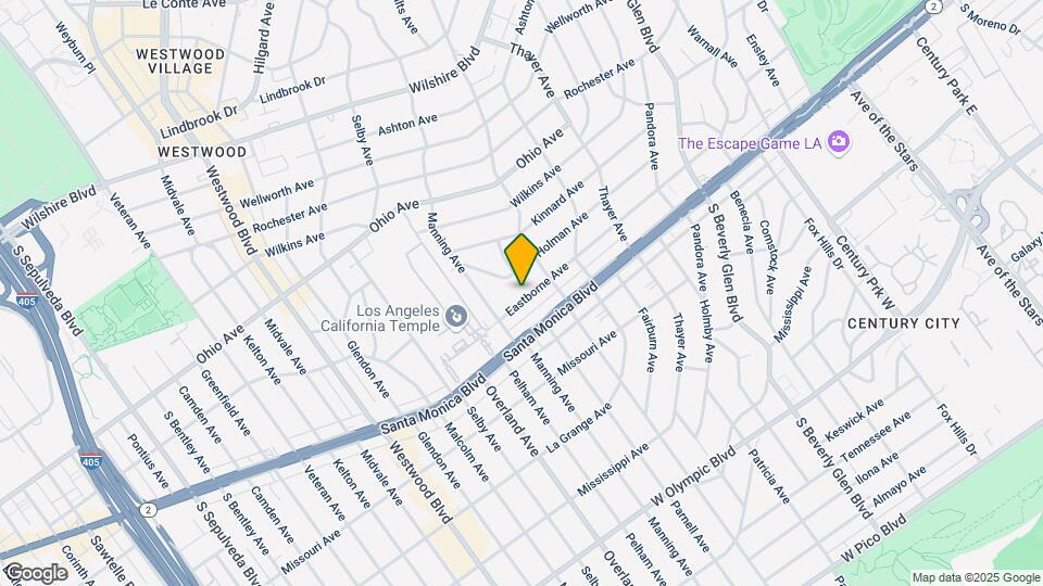 10633 Eastborne Ave Map and Location Details