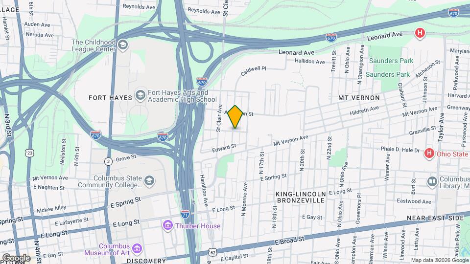 370 N Garfield Ave Map and Location Details