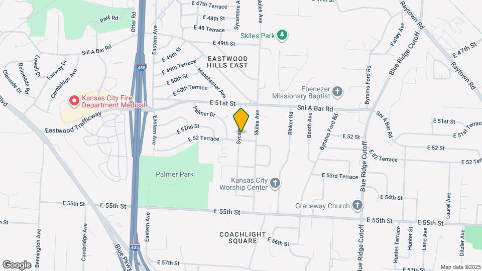 5207 Sycamore Ave Map and Location Details