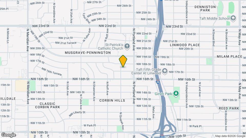 3737 NW 17th St Map and Location Details