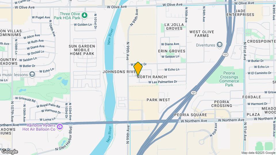 9839 W El Caminito Dr Map and Location Details