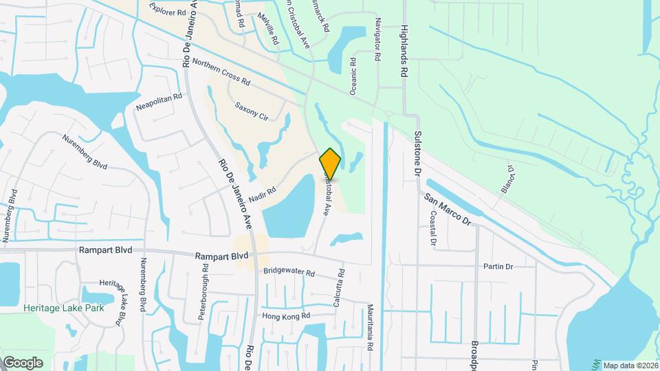 1392 San Cristobal Ave Map and Location Details