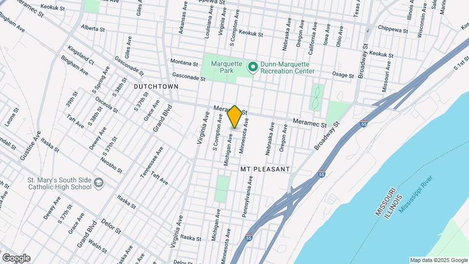 4250 Michigan Ave Map and Location Details