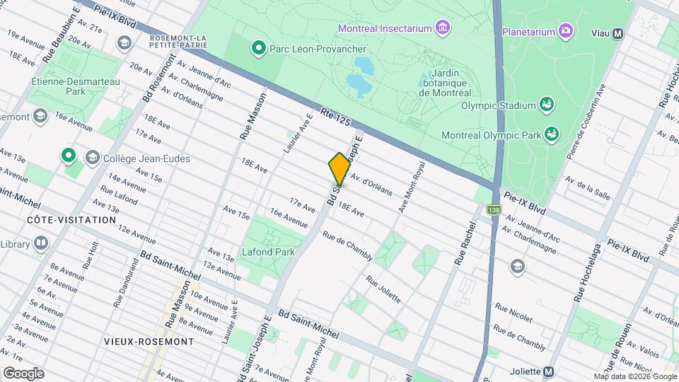 3850 Saint-Joseph Boul E Map and Location Details