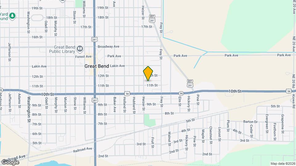 1436 11th St Map and Location Details