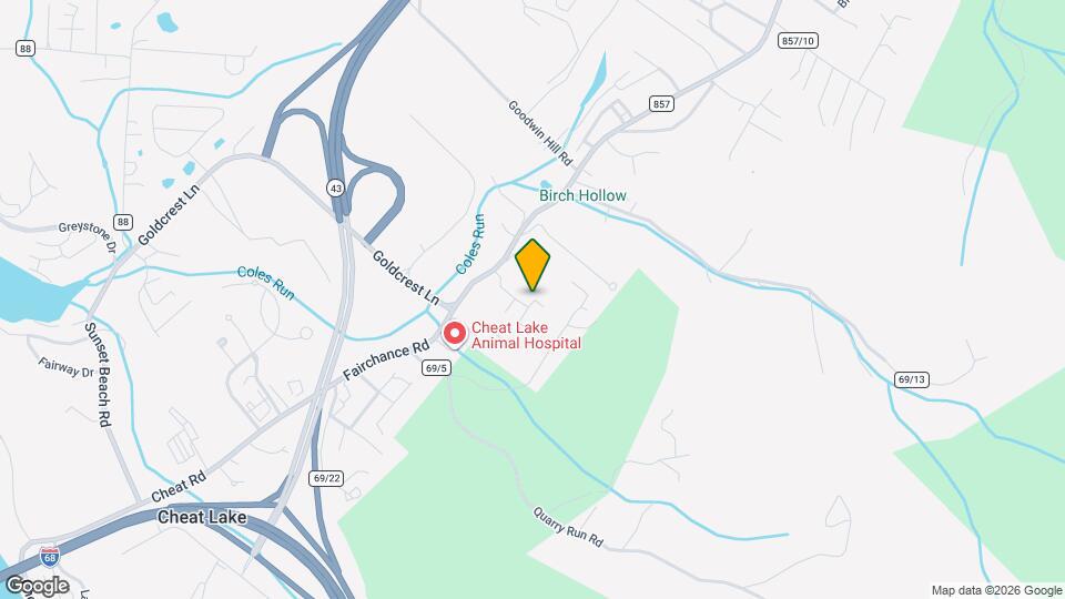 55 Twin Knobs Dr Map and Location Details