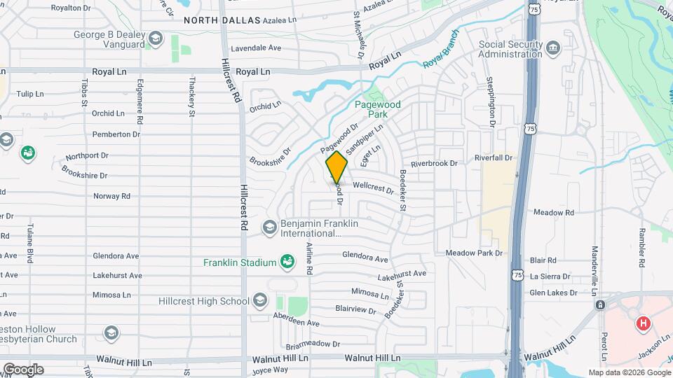 10447 Barrywood Dr Map and Location Details