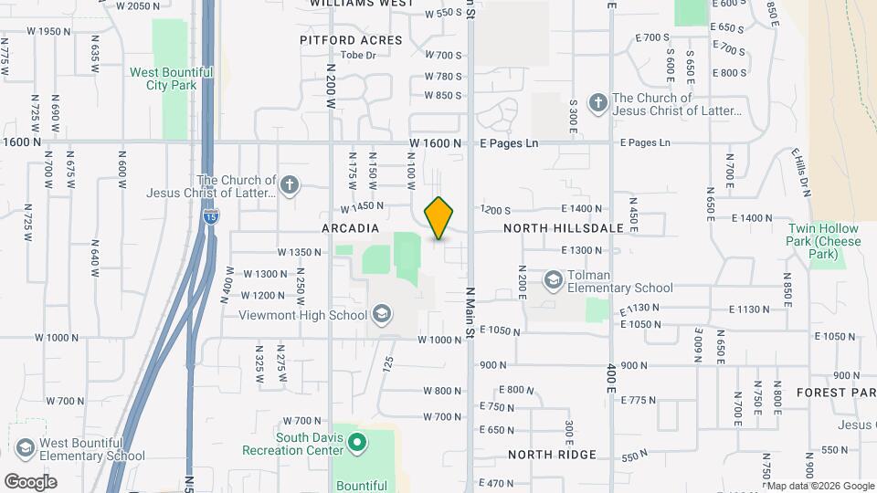 1281 N Bountiful Chase, Unit 412 Map and Location Details