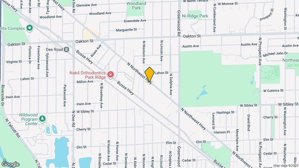 740 N Northwest Hwy Map and Location Details