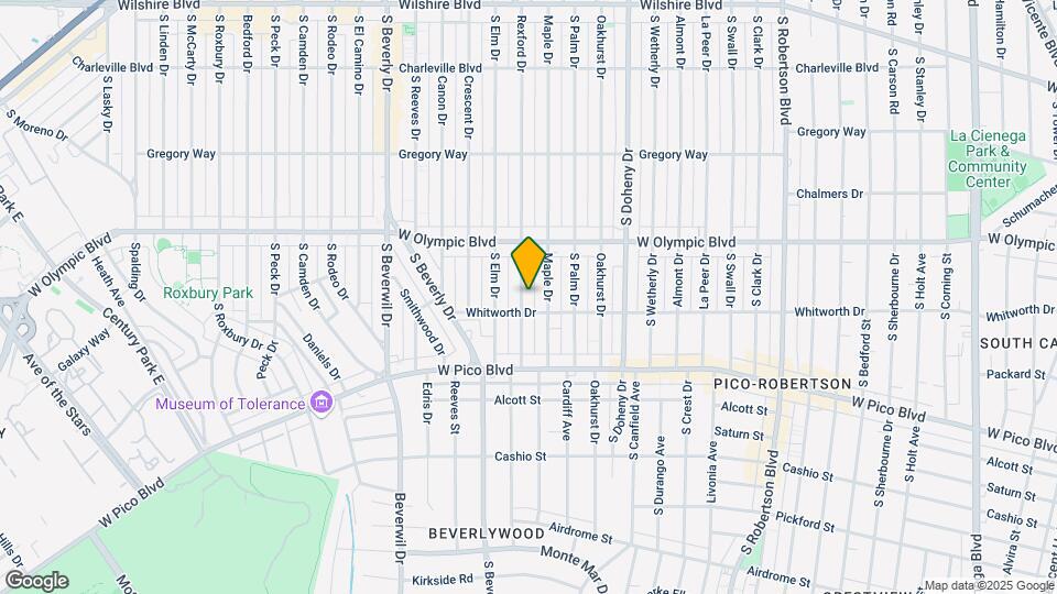 454 S Rexford Dr Mapa y Detalles de la Ubicación