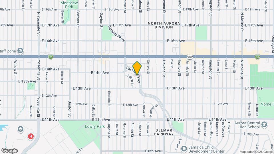 1343 Del Mar Pkwy Map and Location Details