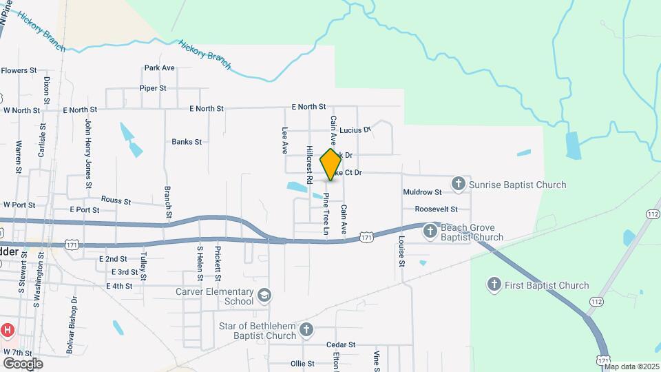 214 Pine Tree Ln Map and Location Details