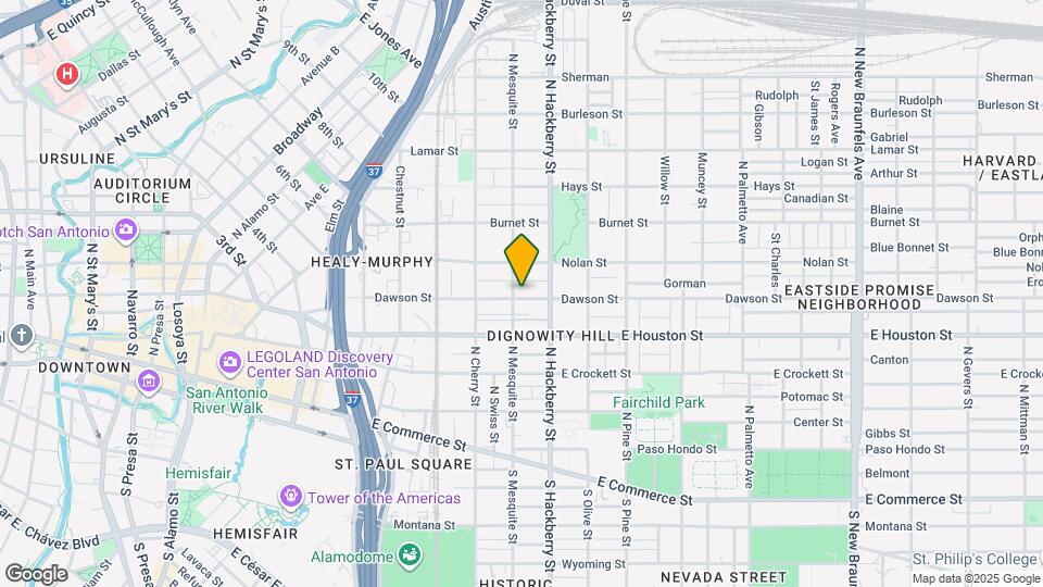 607 Dawson St Map and Location Details