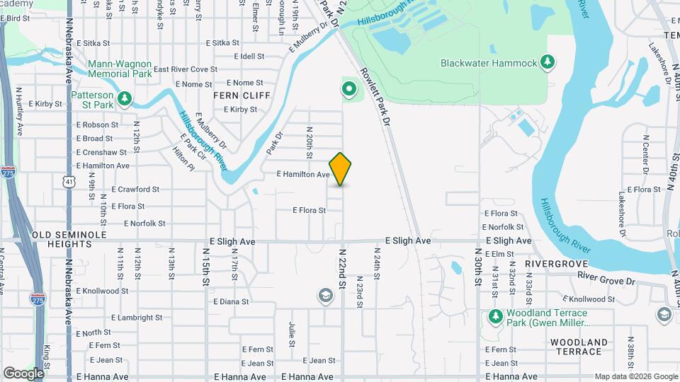 2107 E Crawford St Mapa y Detalles de la Ubicación