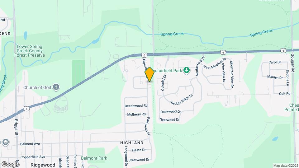 1002 Parkwood Dr Map and Location Details