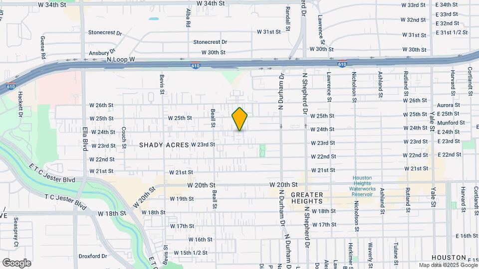 950 W 24th St Map and Location Details