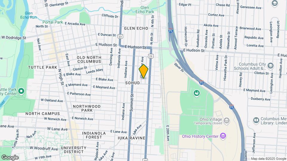 2350 Glenmawr Ave Mapa y Detalles de la Ubicación