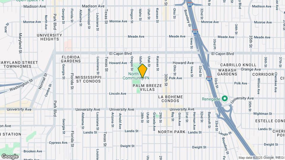 4091 Idaho St Mapa y Detalles de la Ubicación