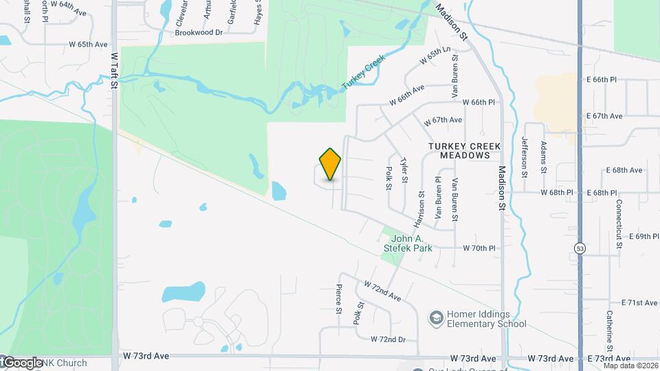 6974 Fillmore Dr Map and Location Details