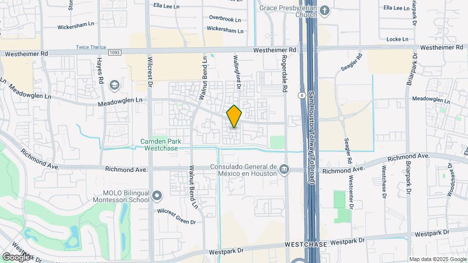 10751 Meadowglen Ln Map and Location Details