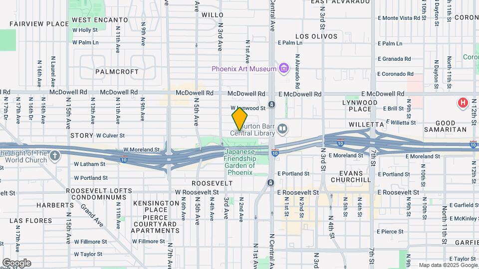 62 W Culver St Mapa y Detalles de la Ubicación