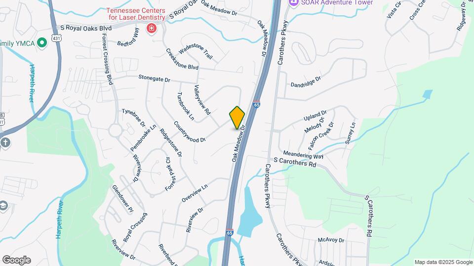 919 Oak Meadow Dr Map and Location Details