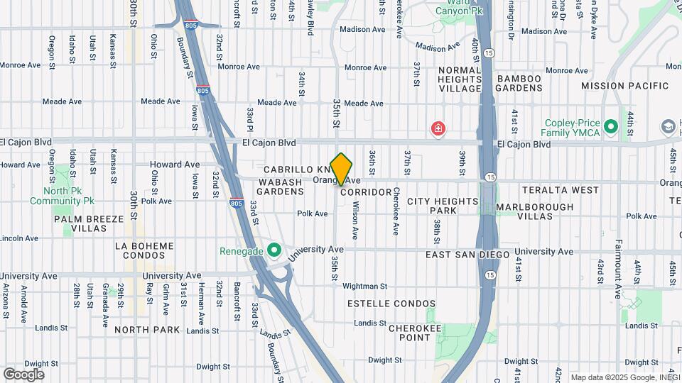 4159 35th St Map and Location Details
