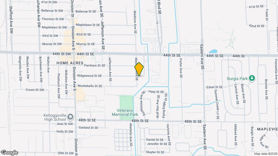 4528 Madison Ave SE Map and Location Details