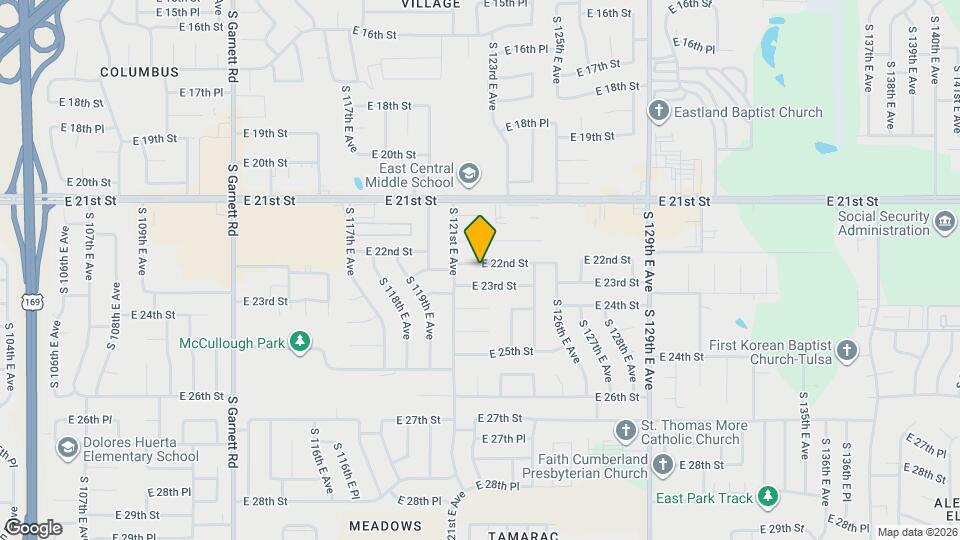 12124 E 22nd St Map and Location Details