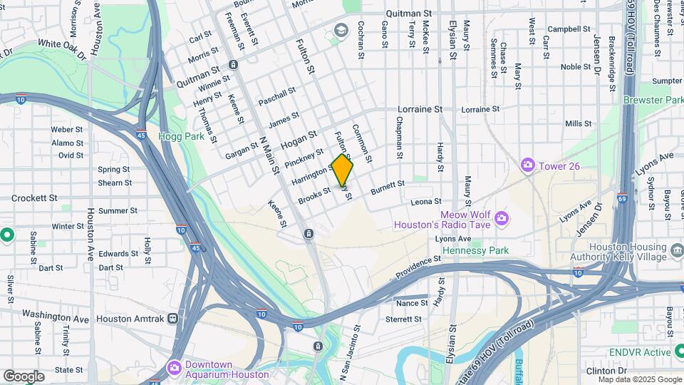 1513 Gentry St Map and Location Details