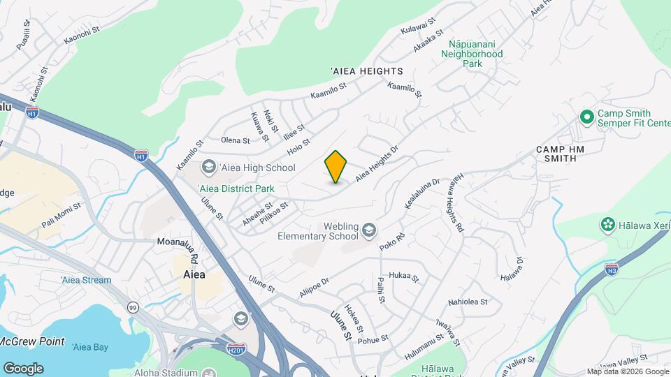 99-614 Aiea Heights Dr Map and Location Details