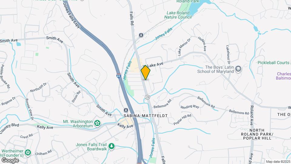 6011 Falls Rd Map and Location Details