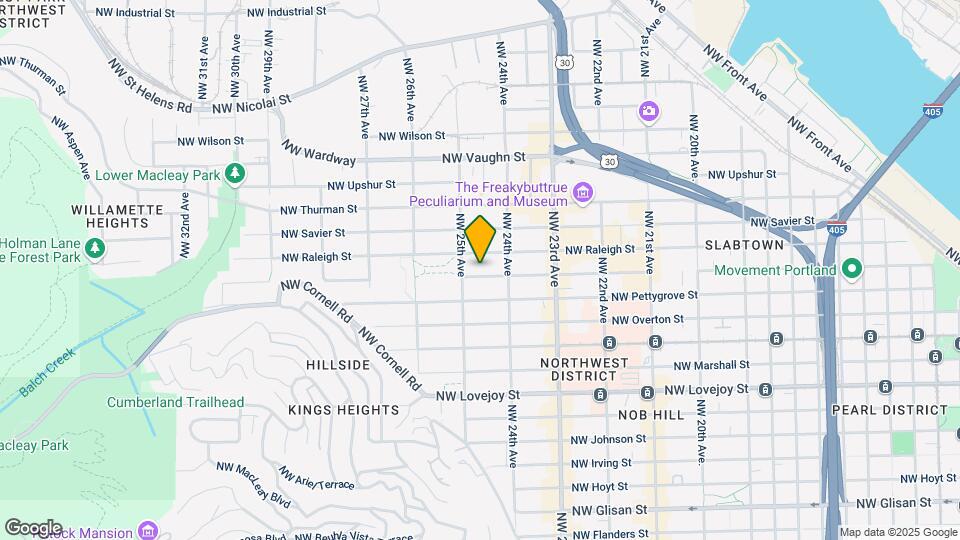 2455 NW Quimby St Mapa y Detalles de la Ubicación