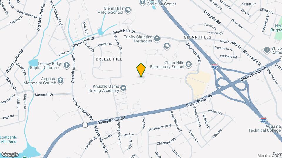 3205 Hampton Cir Map and Location Details