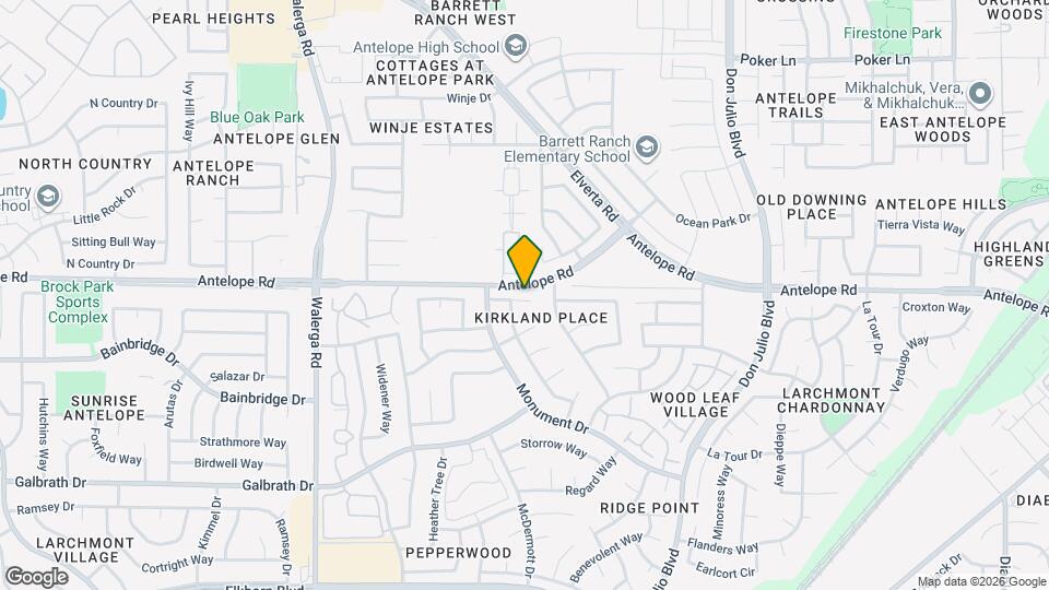 4635 Luxford Ct Map and Location Details