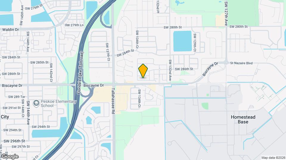 13419 SW 287th Ter Map and Location Details