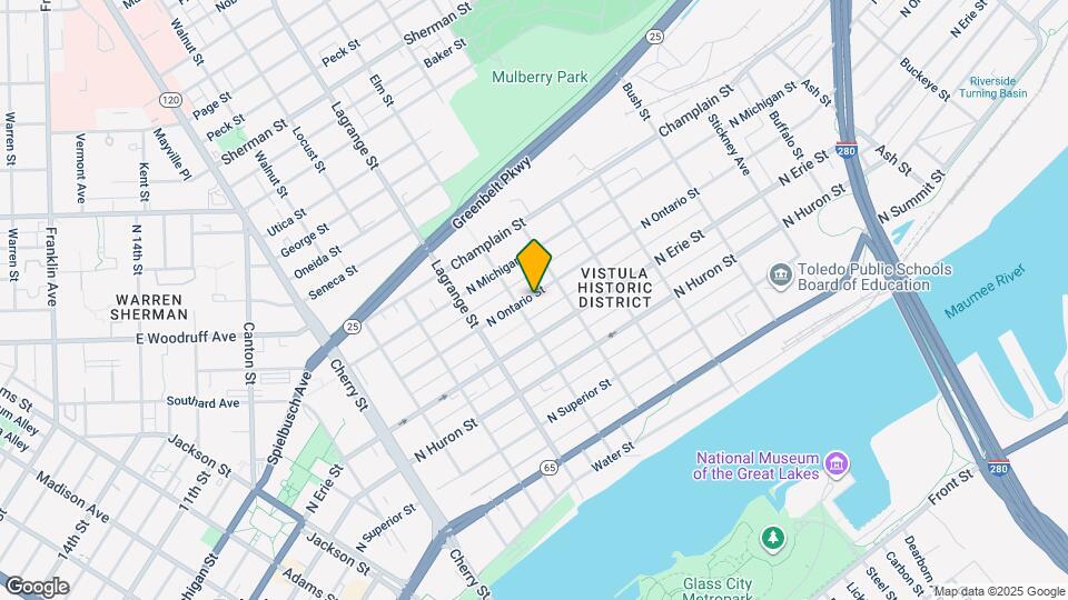 1116 N Ontario St Map and Location Details