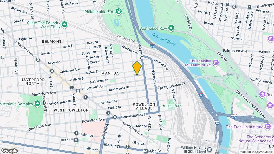619 N 35th St, Unit 3BR Map and Location Details