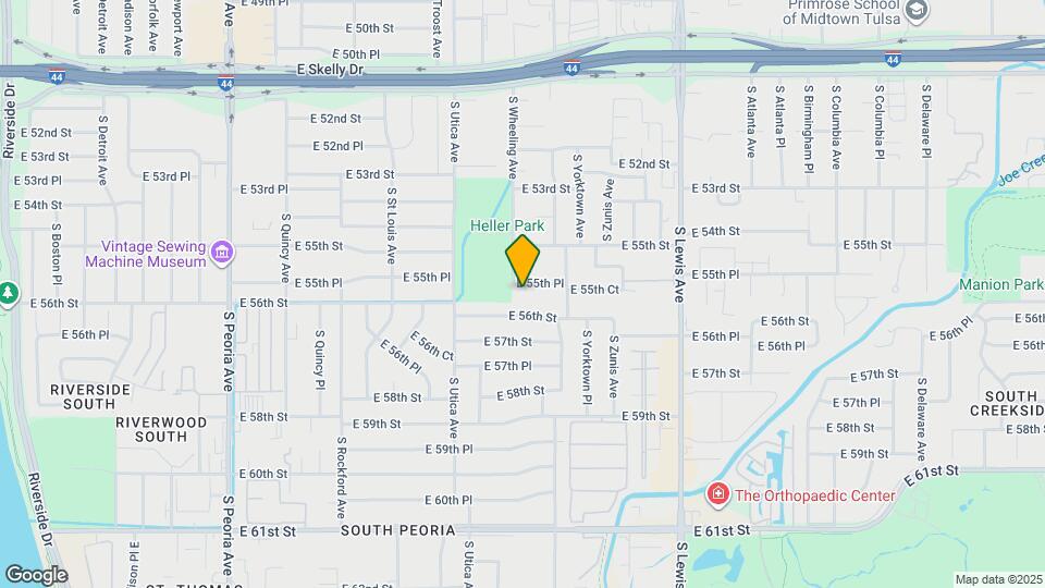 1912 E 55th Pl Map and Location Details