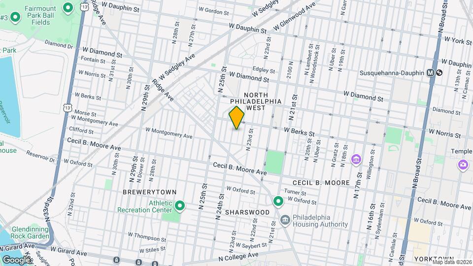 1832 N Bucknell St Map and Location Details