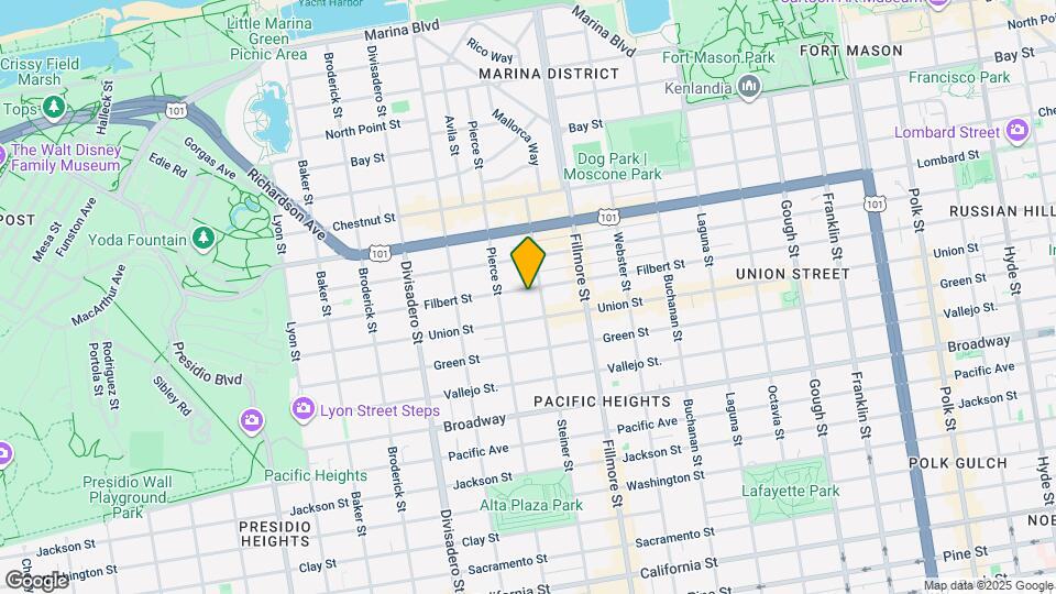 2331-2333-2333 Filbert St Mapa y Detalles de la Ubicación