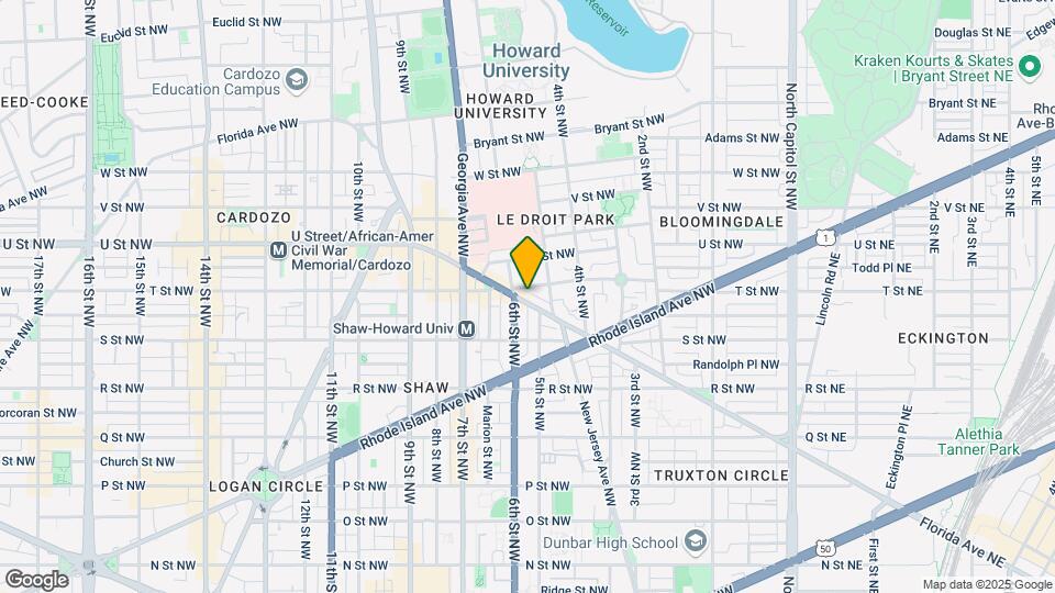 533 Florida Ave NW Map and Location Details