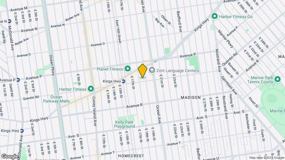 1811 Quentin Rd Mapa y Detalles de la Ubicación
