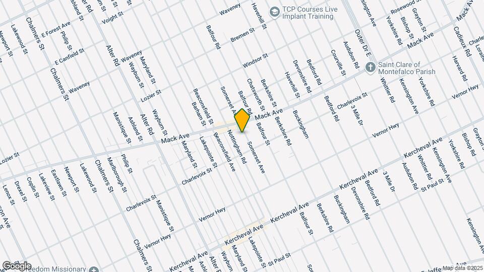 1435 Somerset Ave, Unit 1435 Upper Map and Location Details