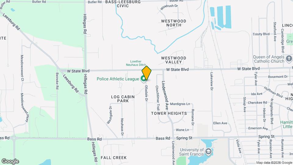 2122 Olladale Dr Mapa y Detalles de la Ubicación