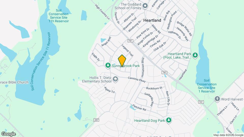 2104 Long Forest Rd Map and Location Details