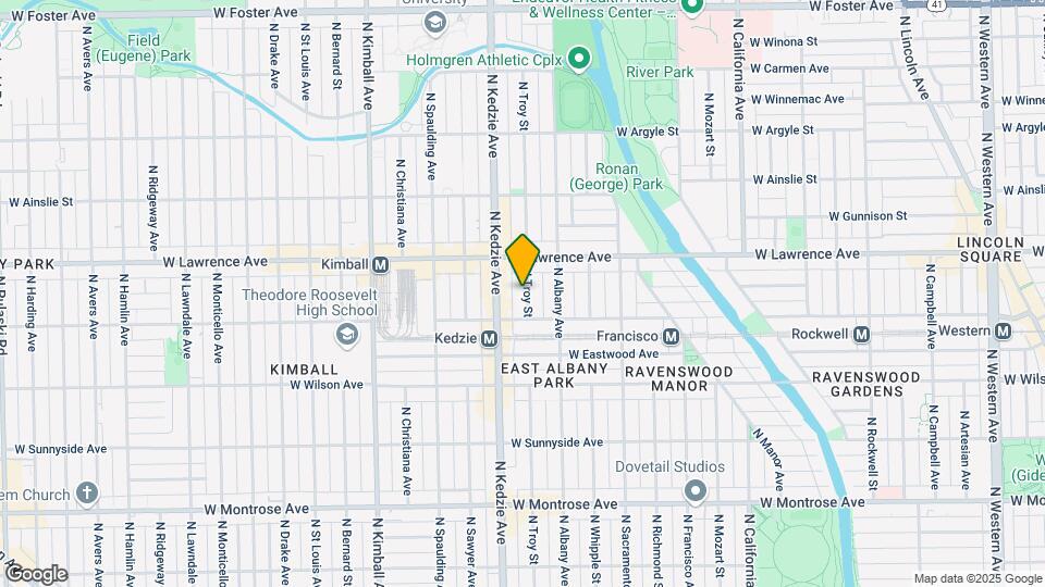 4714 N Troy St Map and Location Details