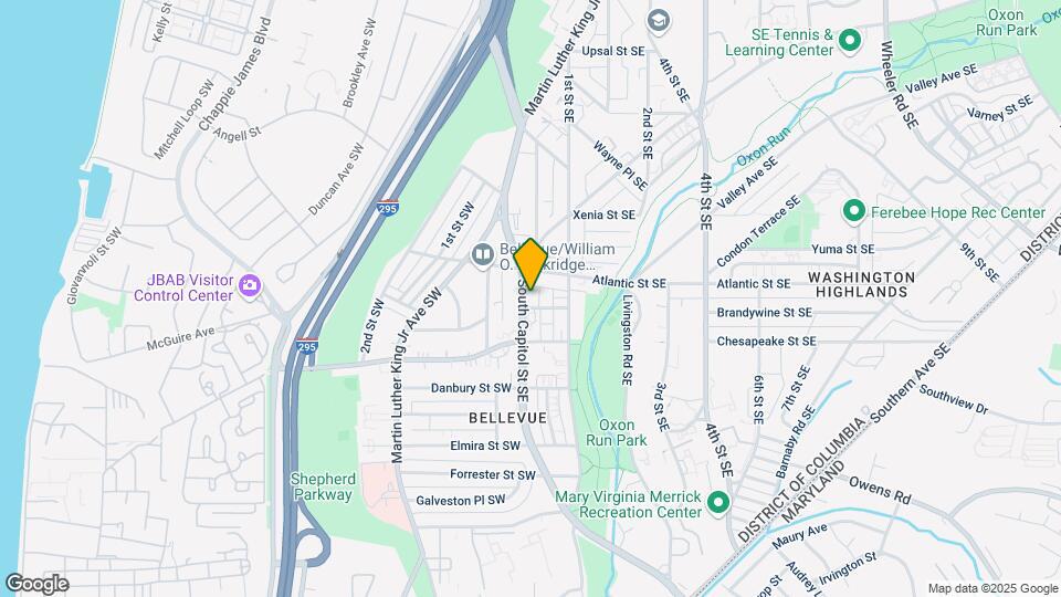 4016-4022 S Capitol St SE Mapa y Detalles de la Ubicación